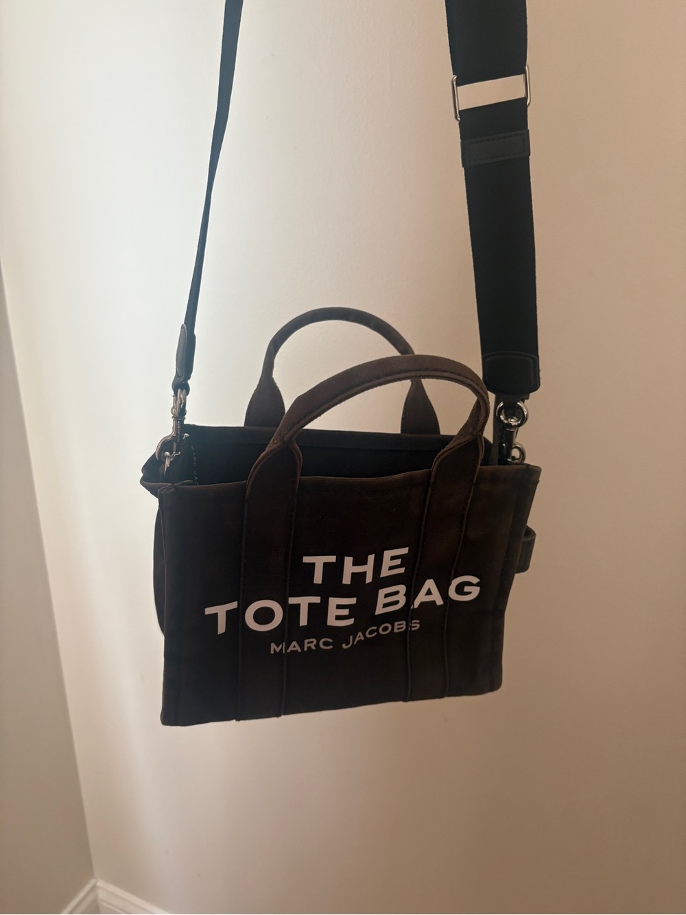 Marc Jacobs black Canvas Tote Bag with Shoulder Strap - Picture 3 of 7